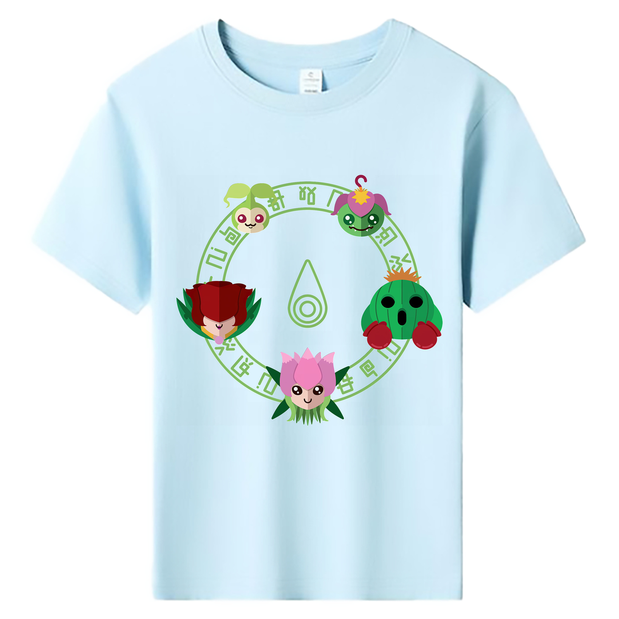 （画像用） Digimon デジタルモンスター/デジモン 綿100％キッズTシャツ（フロントプリント）